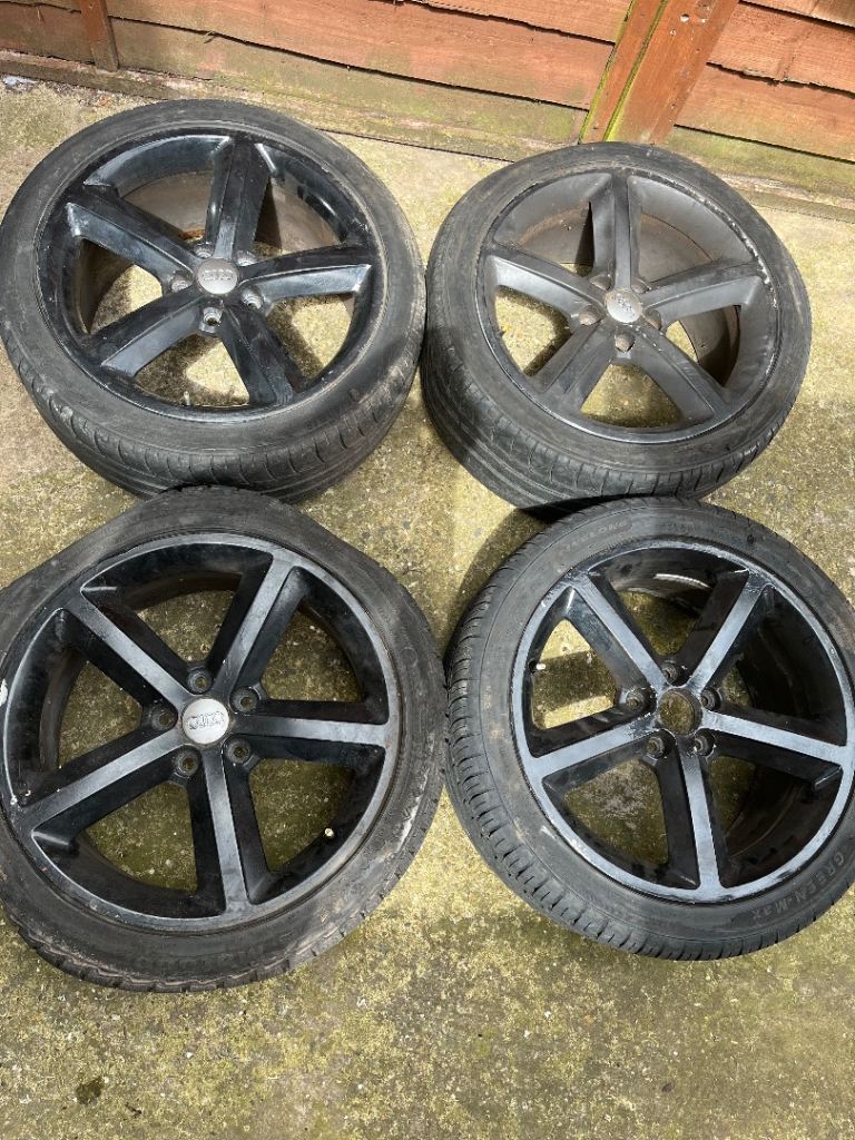 4 x 18” Genuine Audi A4 B8 Alloy Wheels, Volkswagen Caddy *POSTAGE AVAILABLE*