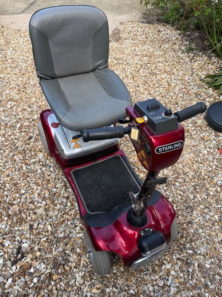 Sterling Mobility Scooter – Red (running) 
