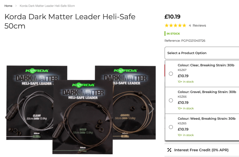 Tackle, fishing equipment, Korda, Fox, leaders/rigs clips unused, maze bundle