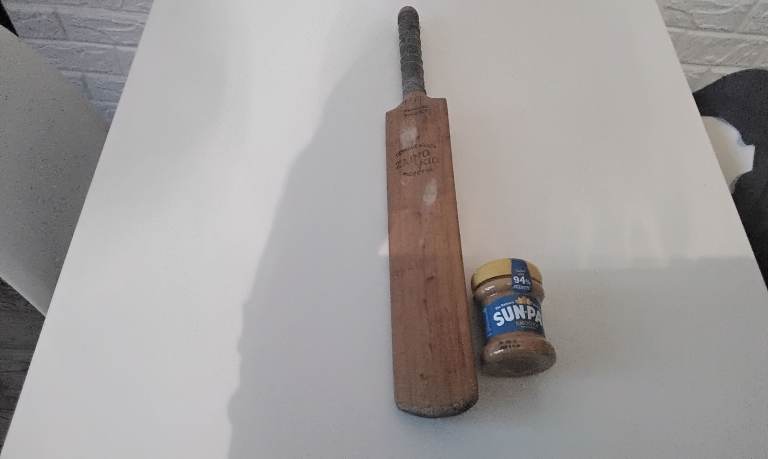 Vintage childs cricket bat willow Pakistan 56 cms