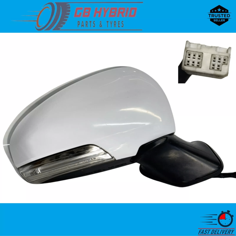 Genuine Toyota Prius 2012- 2015 Driver Side Mirror White Auto Fold Heated