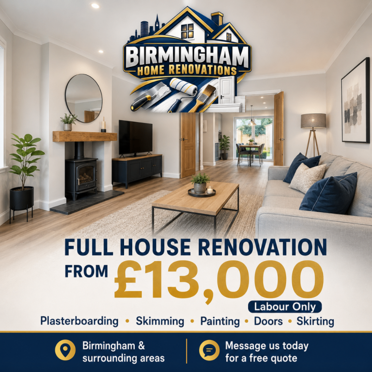 Builders cover Birmingham 