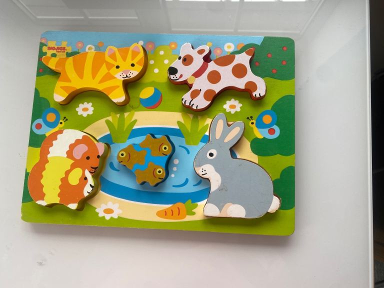 Easy Childrens wooden jigsaws