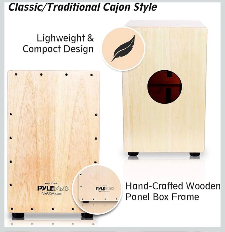 Pyle full size Cajon Drum Box (as new)