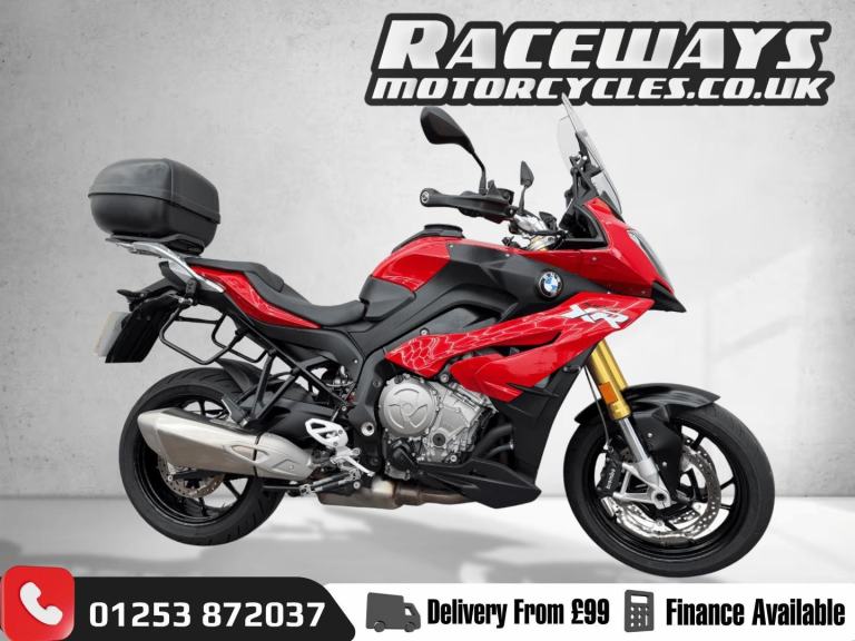 BMW S1000XR 2017 17 REG 12,821 MILES RED USED MOTORCYCLE 999CC