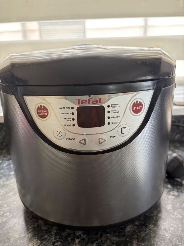 Tefal 8 in 1 Cooker - Silver/Black, Good Condition