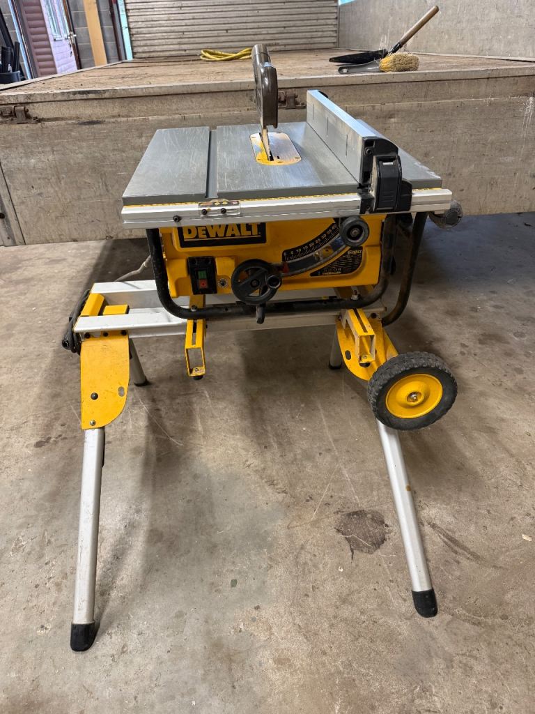 Dewalt table saw de7400 dw745 110v