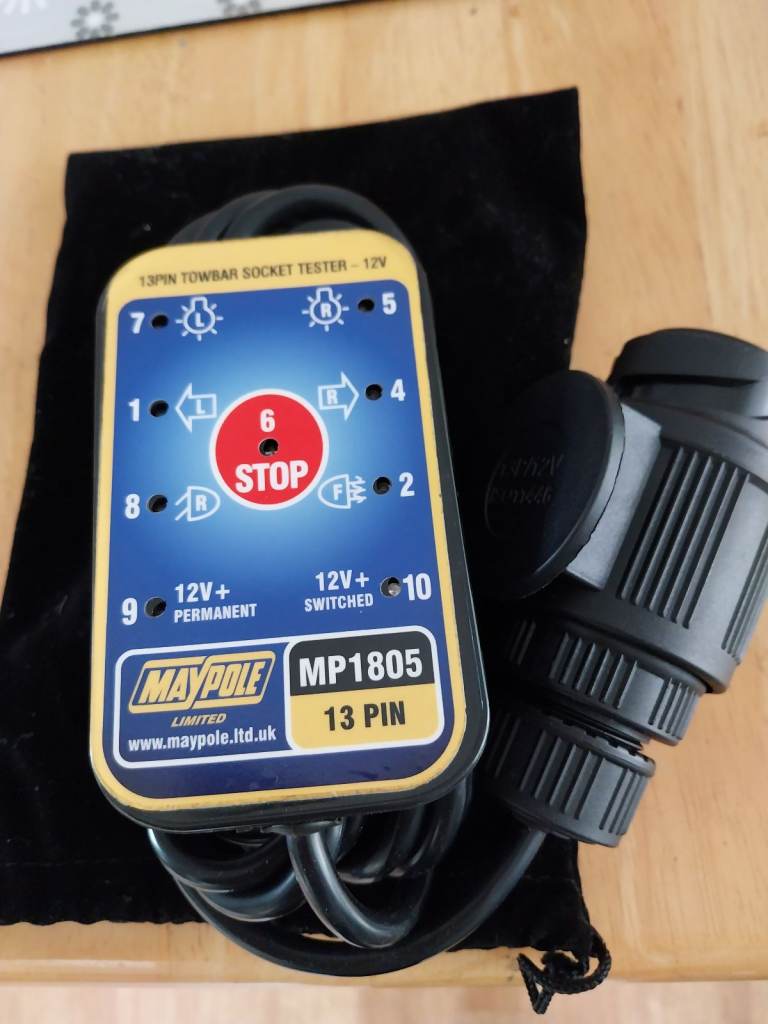 Towbar socket tester