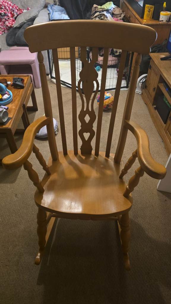 image for Solid wood rocking chair 