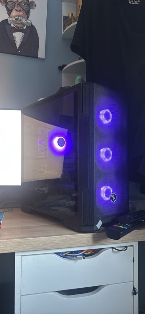 Gaming PC with AMD Ryzen 5 5500, RTX 3050, 16GB RAM