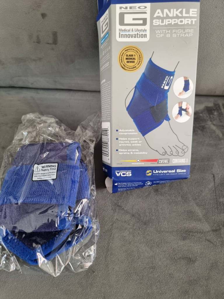 Neo G Medical Grade Ankle Support With Figure of 8 Strap Boxed Ref 887