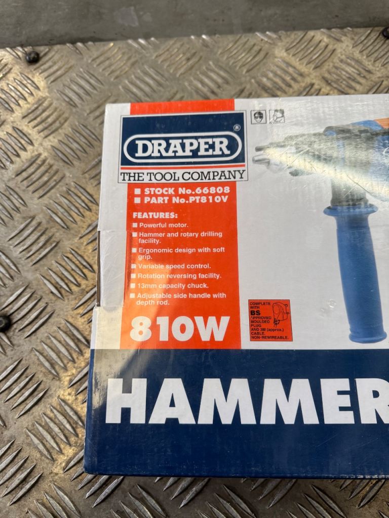 Brand new draper hammer drill