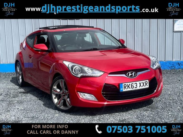 2013 Hyundai Veloster 1.6 GDi Sport Euro 5 4dr COUPE Petrol Manual