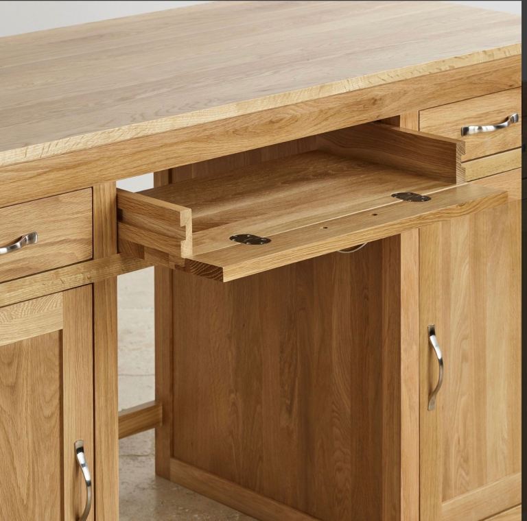 Oak Furniture Bevel Desk 