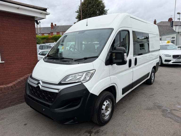 2019 19 CITROEN RELAY 2.0 BLUEHDI 130 35 ENTERPRISE L2 H2 CREW VAN WHITE 1 OWNER