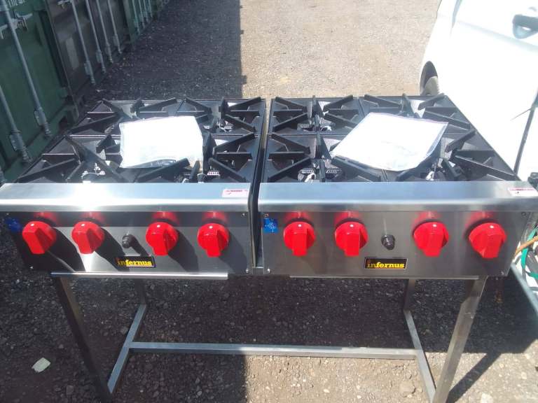 Catering trailer equipment gas tabletop hob burners cookers restaurant kitchen item