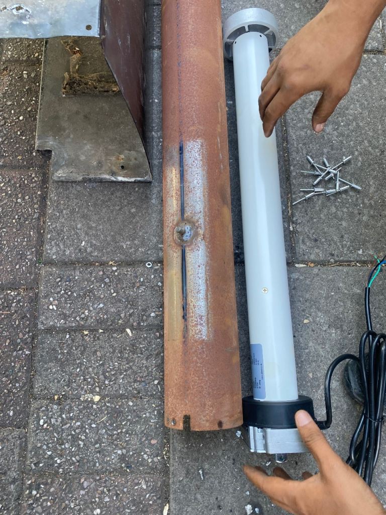 Any size garage roller shutter motors + shutter repairs available + remote controls for shutter 