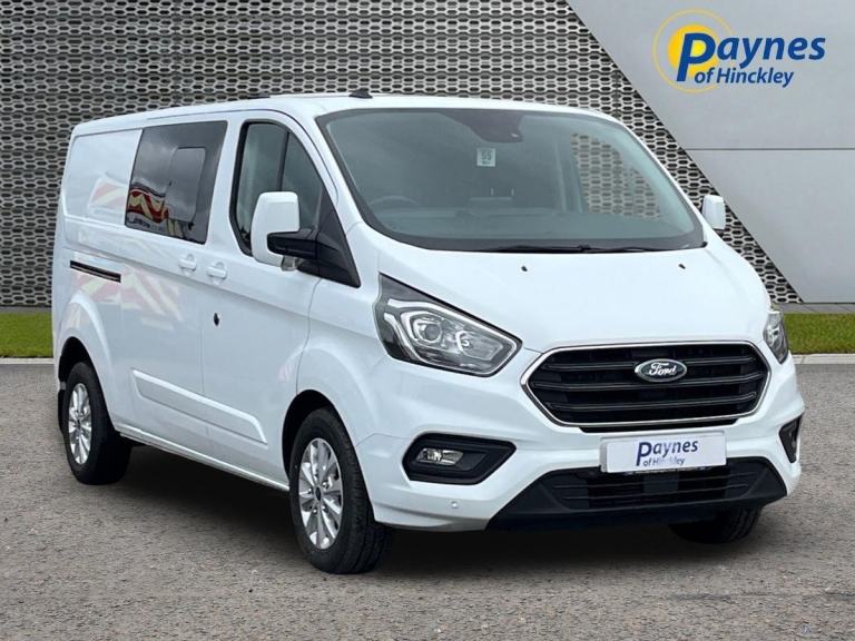 2022 Ford Transit Custom Double Cab in Van Limited 2.0L 170PS AUTO Frozen White