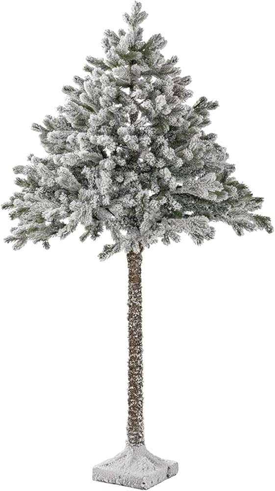 6ft Half snowy Christmas tree 