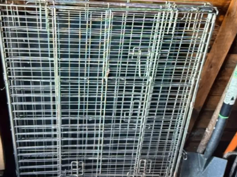 image for For sale  foldable pet cage with bottom tray and opening doors bargain £30