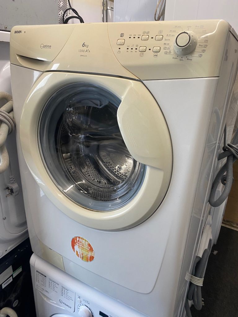 🚚✅CREAM HOOVER A+A CLASS WASHING MACHINE £100 WE DO DELIVER