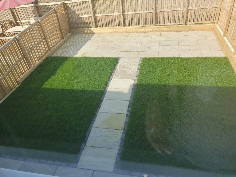 Grass cutting maintenance 