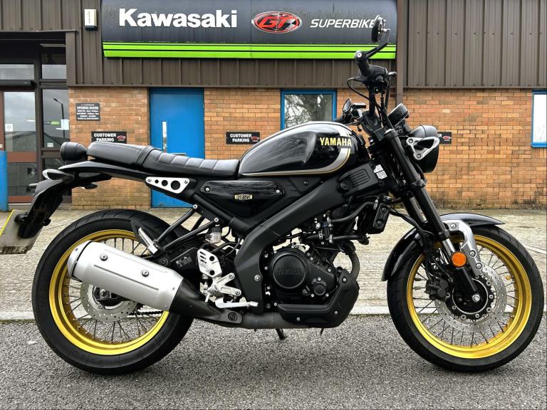 2024 Yamaha Motorcycle XSR 125 Legacy Edition (MTM125) Black Gold