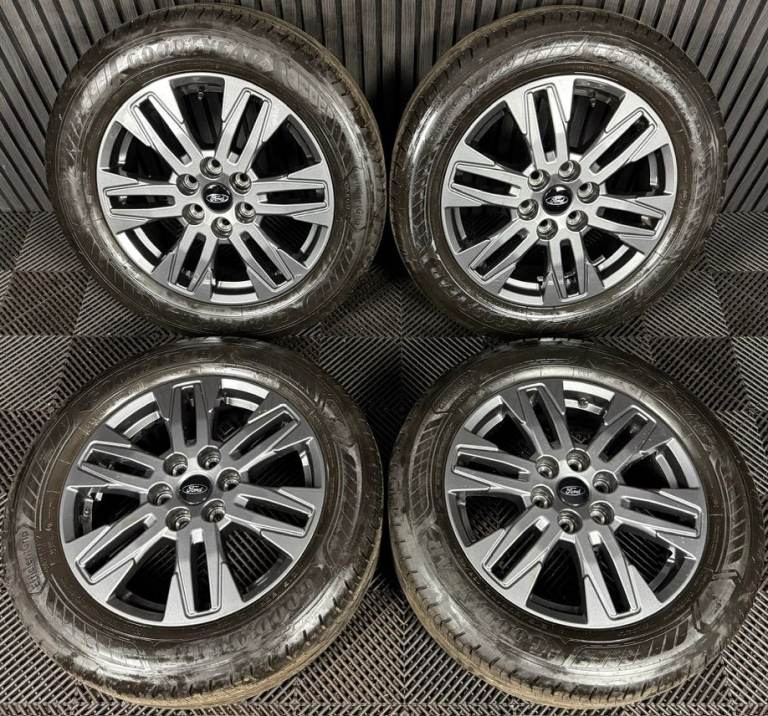 17" GENUINE FORD TRANSIT CUSTOM GREY ALLOY WHEELS TYRES MK9 2024 