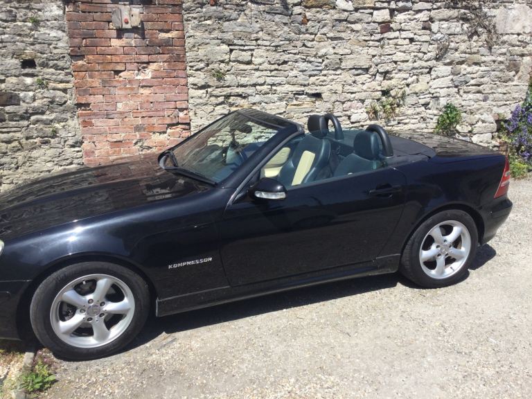Mercedes-Benz, SLK, Convertible auto 230 rare colour combo lots of new pats
