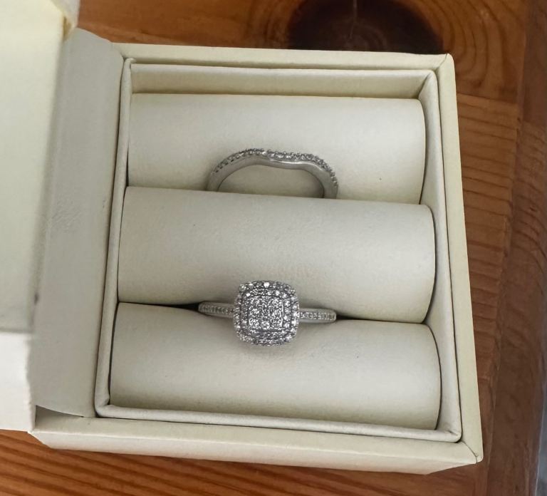 image for Never worn… wedding and engagement ring