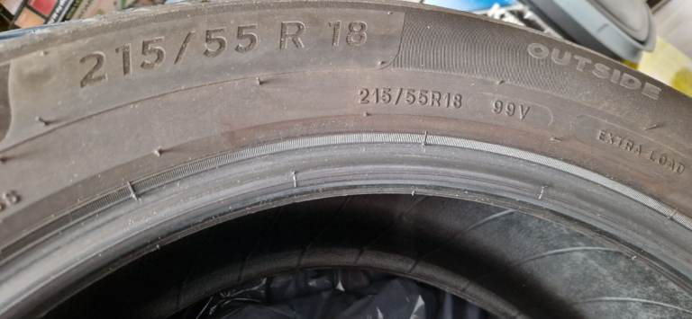 Michelin Primacy tyres x2