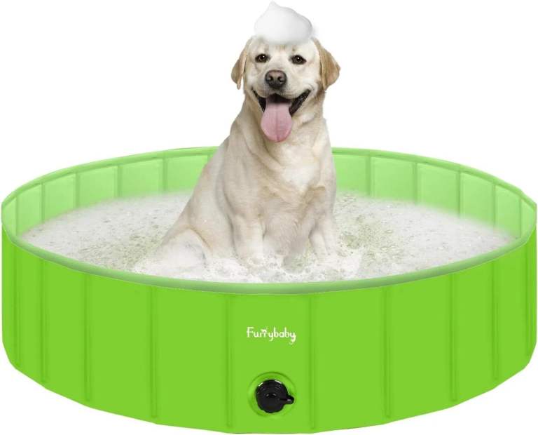 Brand New: Furrybaby Pet Bath Dog Paddling Pool, 120 x 30cm, Puppy Bathtub, Large, Portable