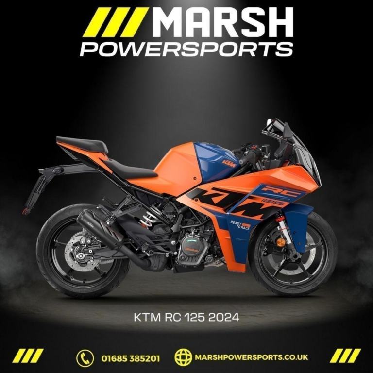 KTM RC 125 2024 Model - KTM Main Dealer - Free CBT! 