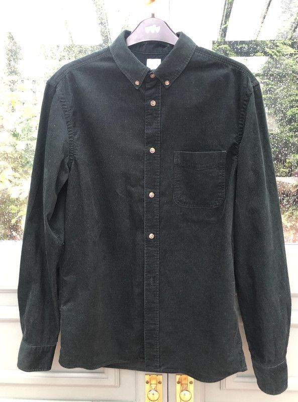 H&M forest green corduroy shirt UK S H&M forest green corduroy shirt UK S  VGC £10 ONO