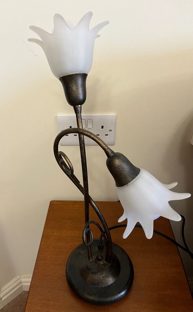 Matching table and floor lamps 