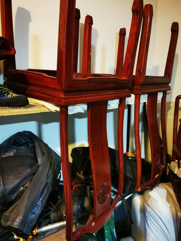 Rosewood extender 6 seater table