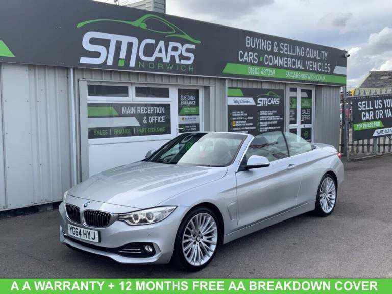 2014 BMW 4 Series 2.0 420d Luxury Convertible 2dr Diesel Manual Euro 6 (s/s) (184 ps) Convertible...