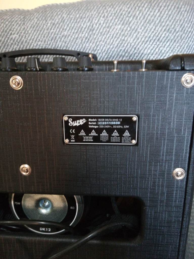 Supro delta king 12 guitar combo mint in box.