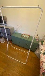 image for Habitat White Cream Clothing Hanging Rail