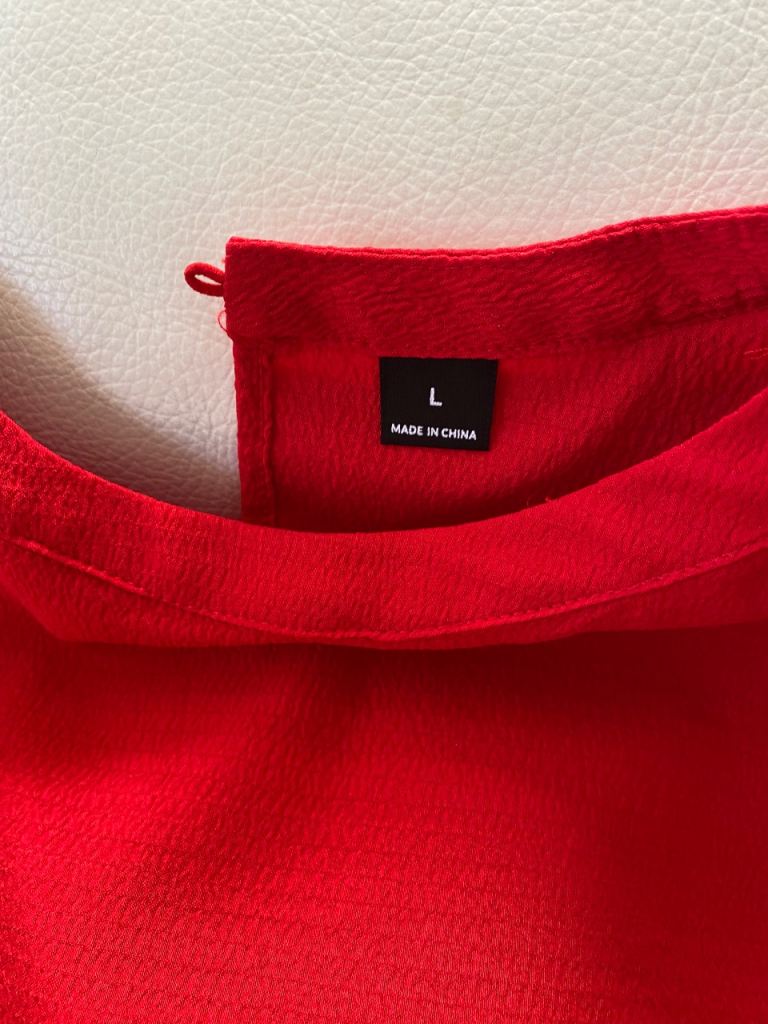 image for Red dress size large brand new