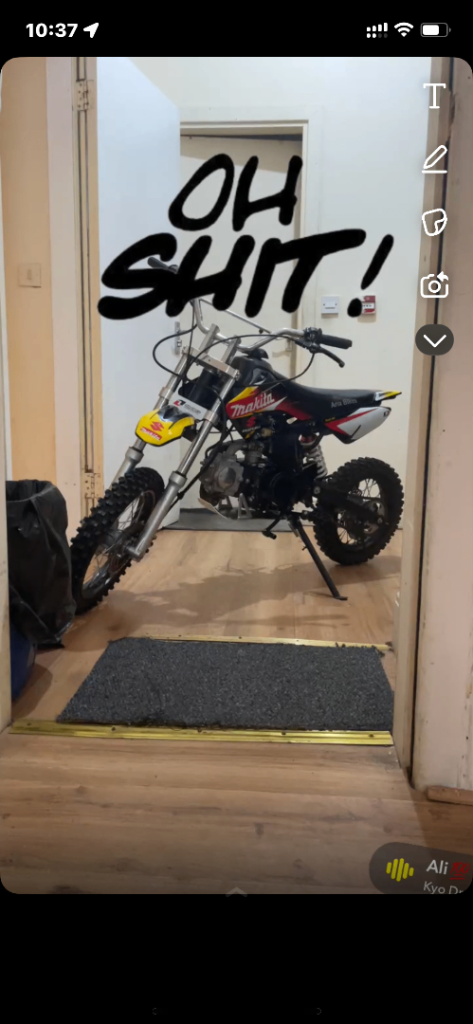 Dirt bike 125cc pitbike
