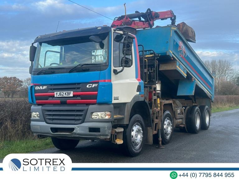 DAF TRUCKS CF85 410 8 X 4 Tipper with Grab