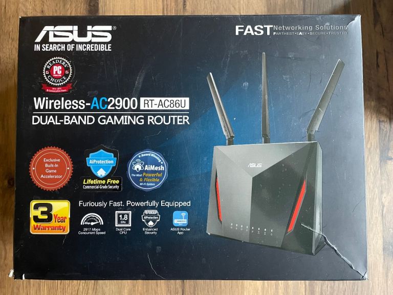 ASUS Router + ZenWiFi AX Mini Mesh System – Excellent Condition