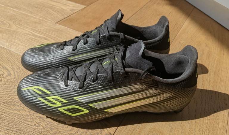 Adidas F50 League Firm/Multiground boots – Black/Yellow, As Good As New