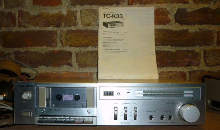 Vintage Sony TC-K33 Tape deck, Tuner and Radio