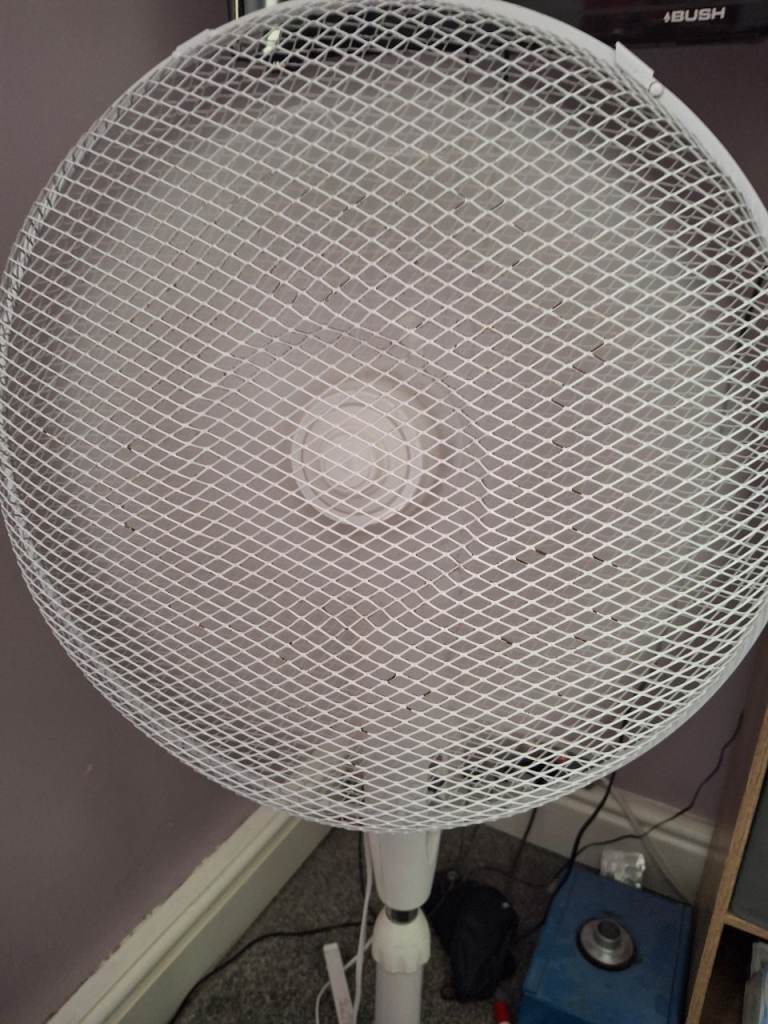 Electric fan with stand