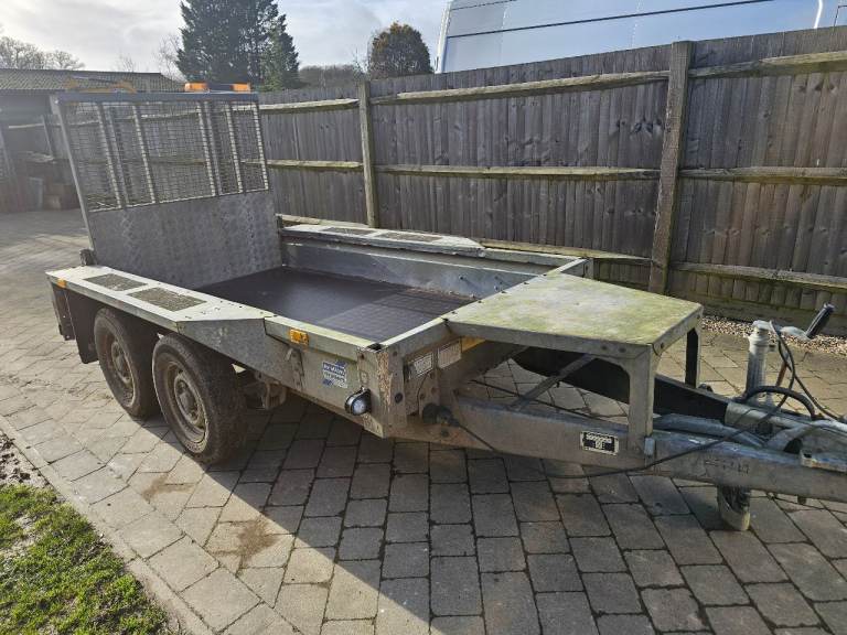 Ifor williams plant trailer  8x4