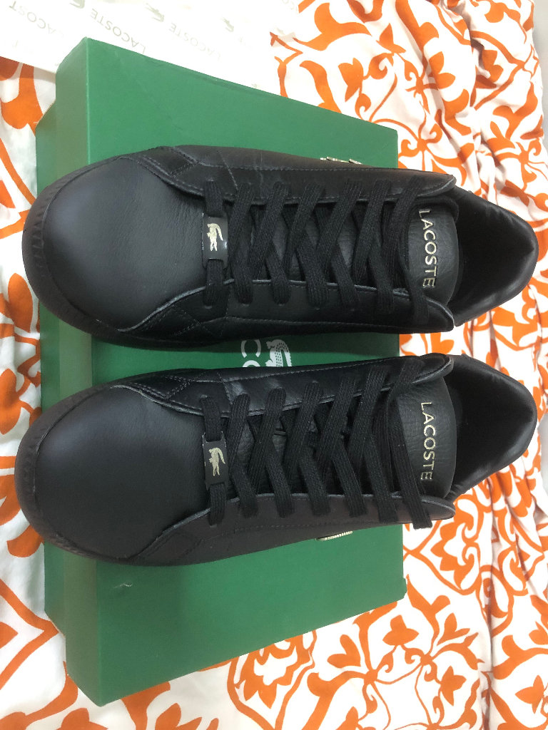 Lacoste Graduate Black Leather