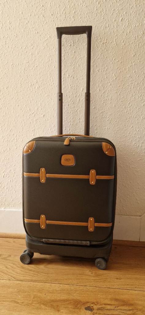 Brics leather Bellago Cabin Trolley