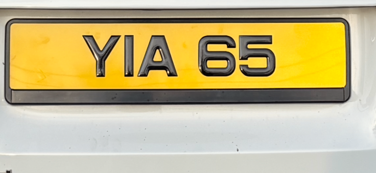 Number plate 